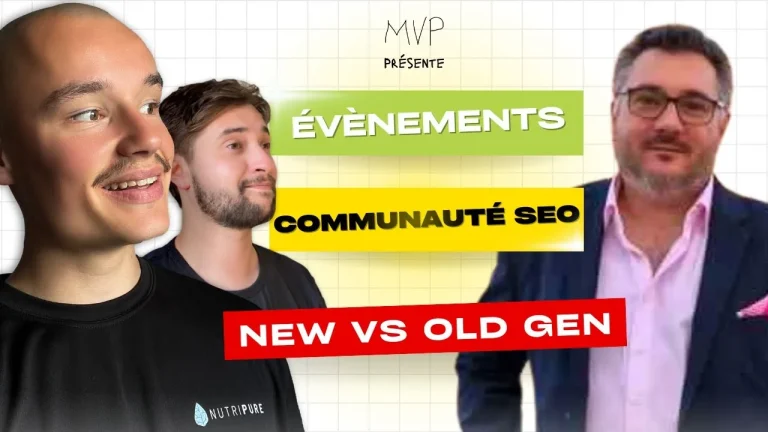 Anciens vs jeunes SEO : événements et communauté avec Elliott Bobiet