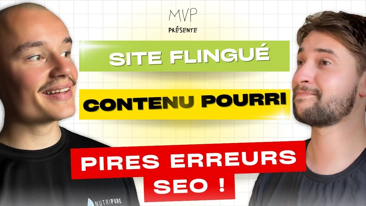 Erreurs SEO de débutant à éviter : Yoast, domaines expirés, TF