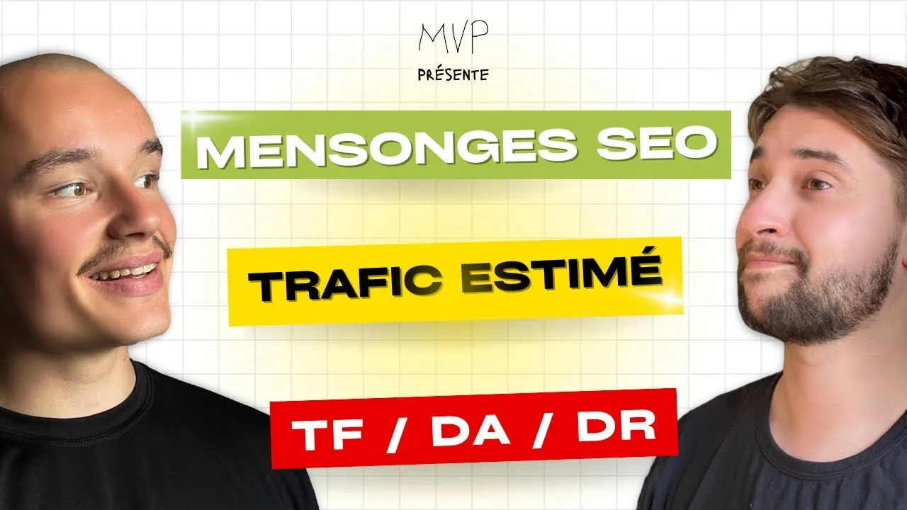 Métriques SEO bullshit : TF, DR, trafic estimé, PageSpeed et arnaques