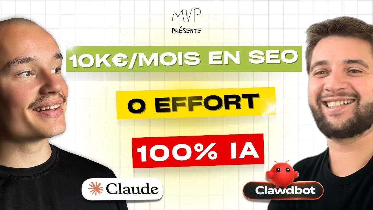 Automatiser son SEO avec Claude Code et Clawdbot : 10 000 € par mois