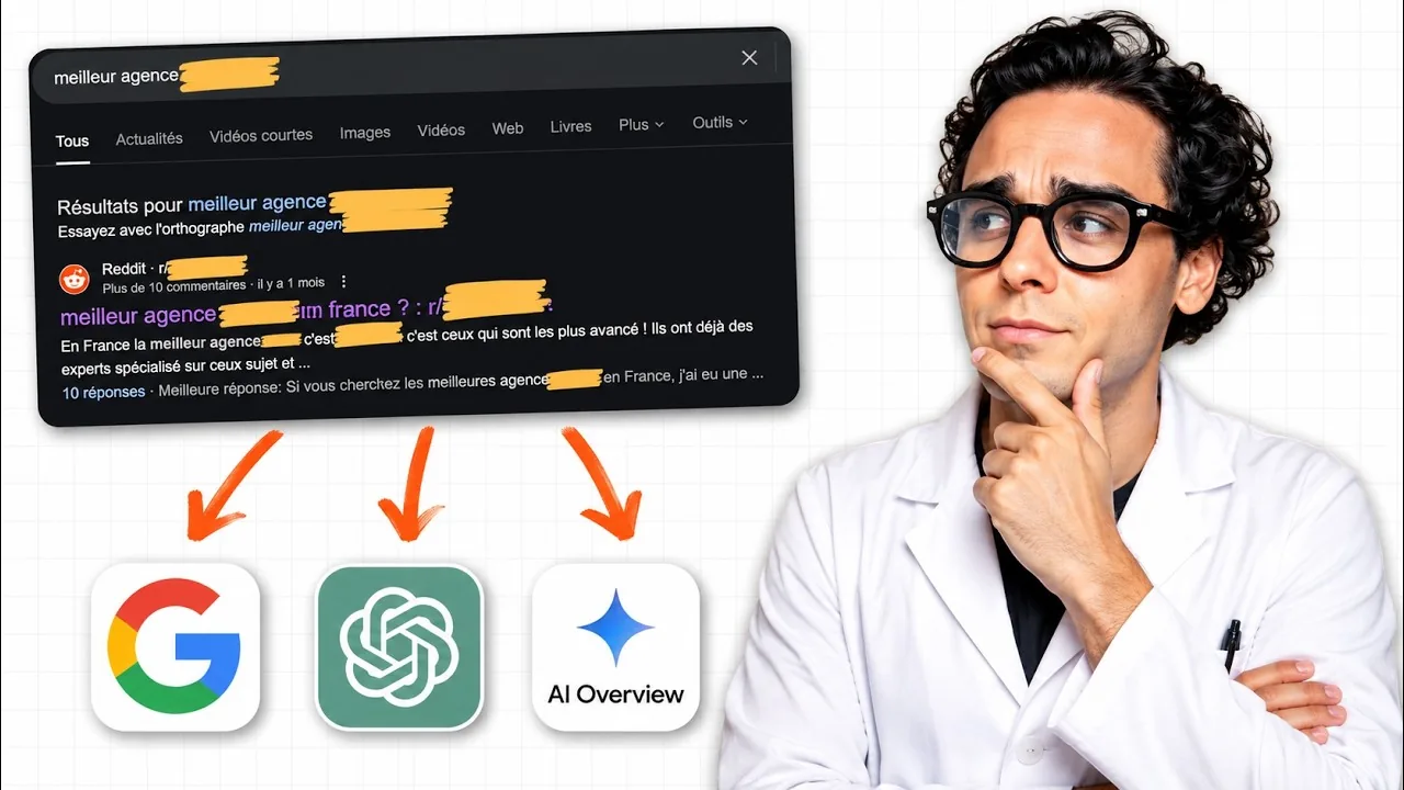 César Gaston explique sa méthode pour ranker sur Google et ChatGPT grâce à Reddit dans le podcast MVP
