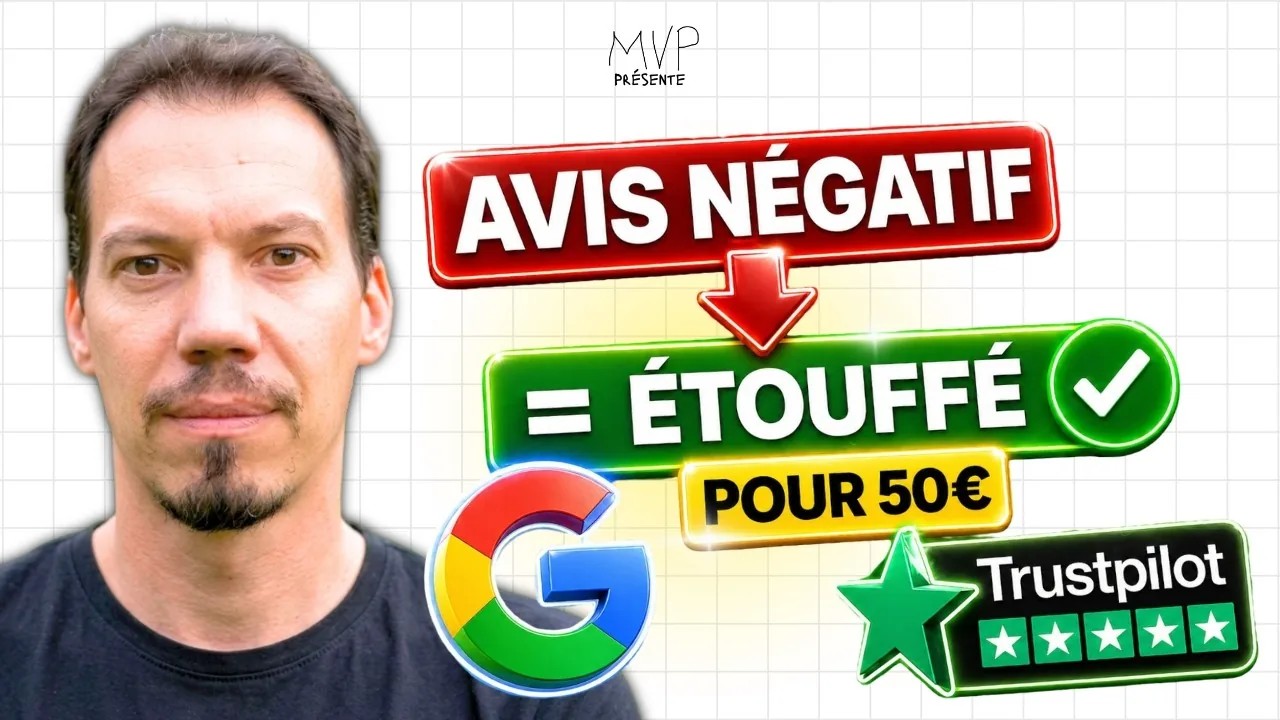 Fabien explique comment faire reculer un avis négatif sur Google dans le podcast MVP